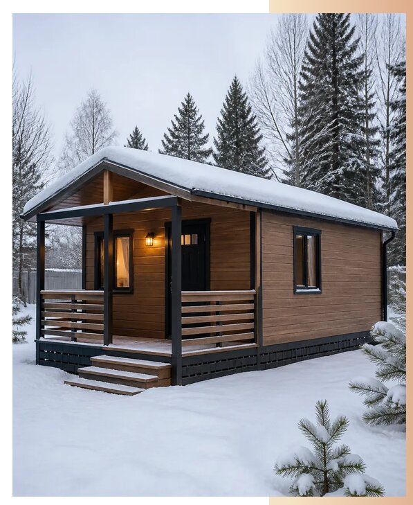 Зимние дачные домики в Отрадном по цене от 271750 р. | БытовкаПрофи-Трд